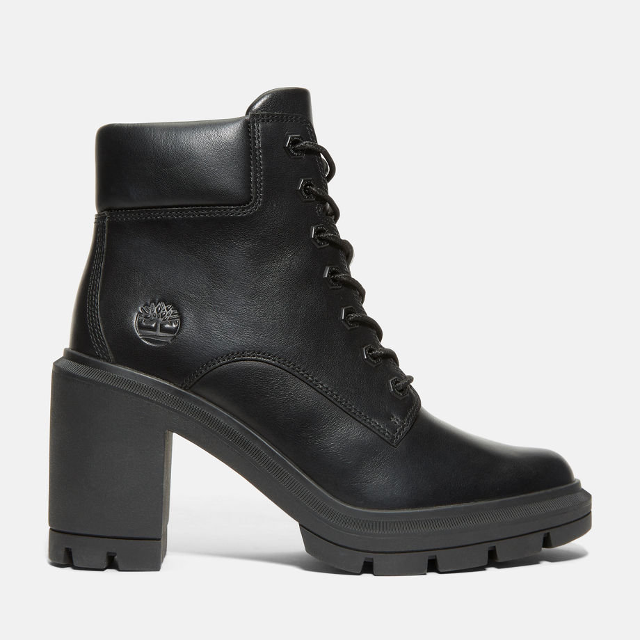 Timberland Allington Height Lace-up Boot For Women In Monochrome Black Black, Size 6.5