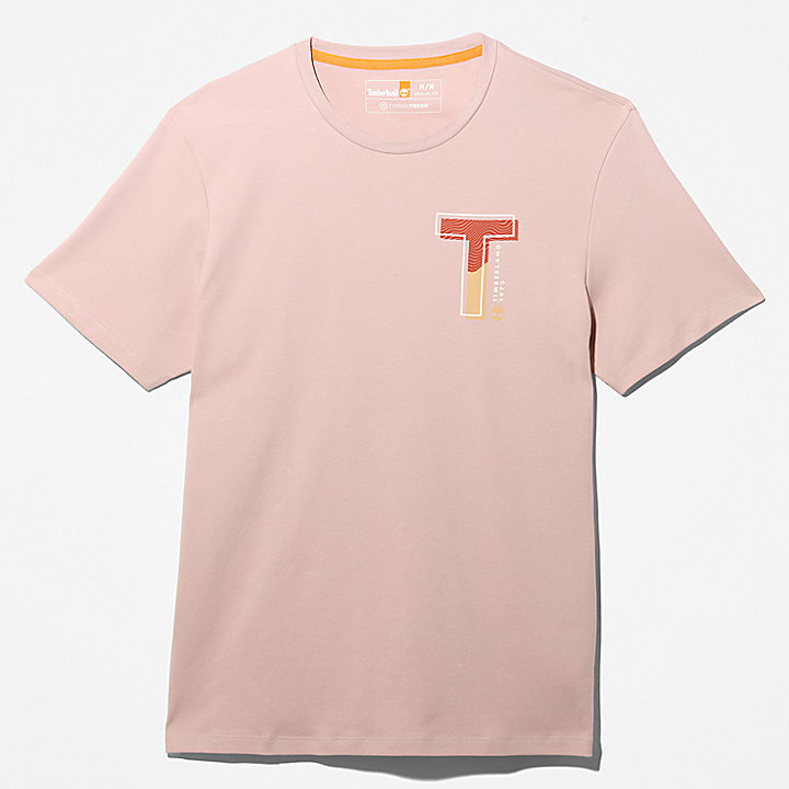 T-shirt Interlock TimberFresh™ pour homme en rose clair