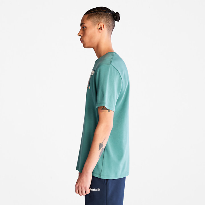 Interlock TimberFresh™ T-Shirt für Herren in Grün-