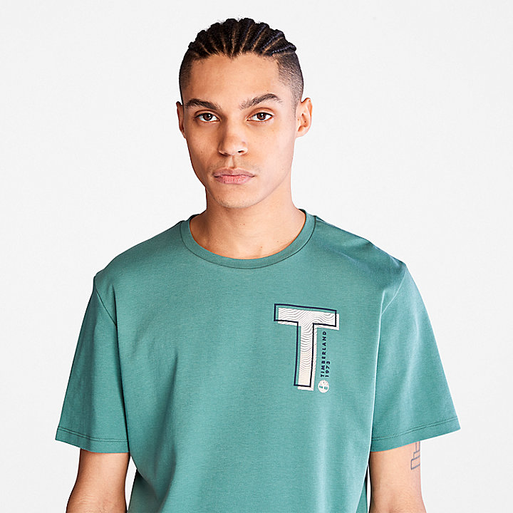 T-shirt Interlock TimberFresh™ para Homem em verde