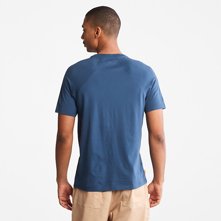 T-shirt en coton Eco-Ready Supima® TimberFresh™ pour homme en bleu-