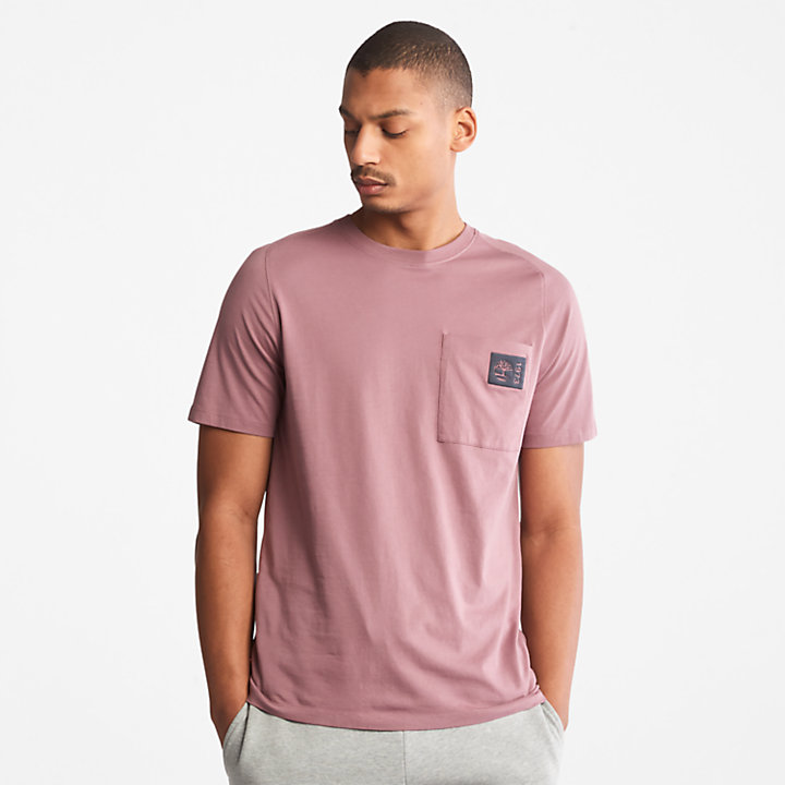 Camiseta de Algodón Supima® TimberFresh™ Eco-Ready para Hombre en rosa-