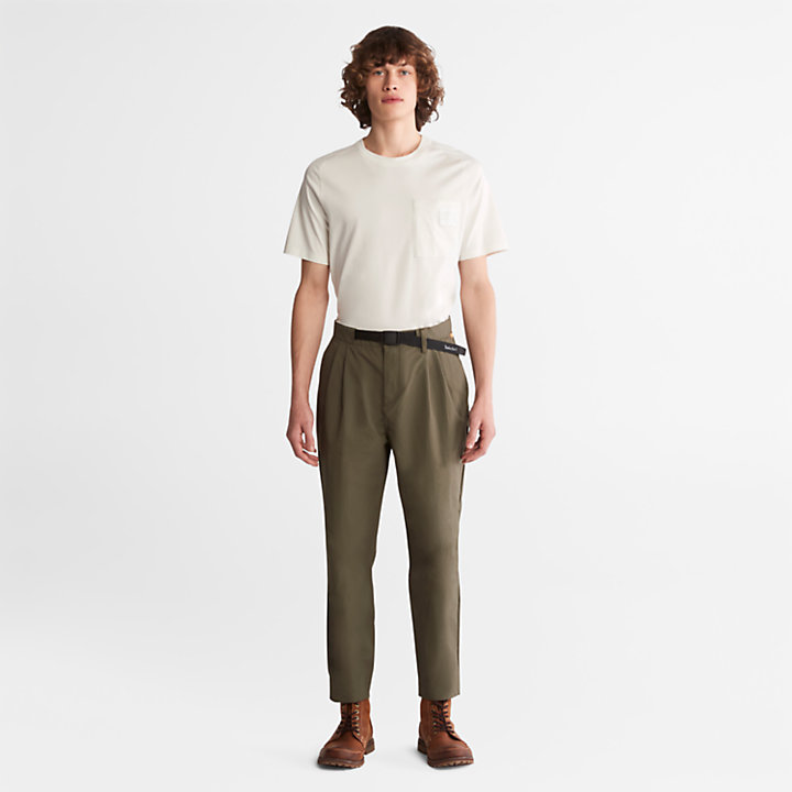 T-shirt da Uomo in Cotone Supima® TimberFresh™ Eco-Ready in bianco-