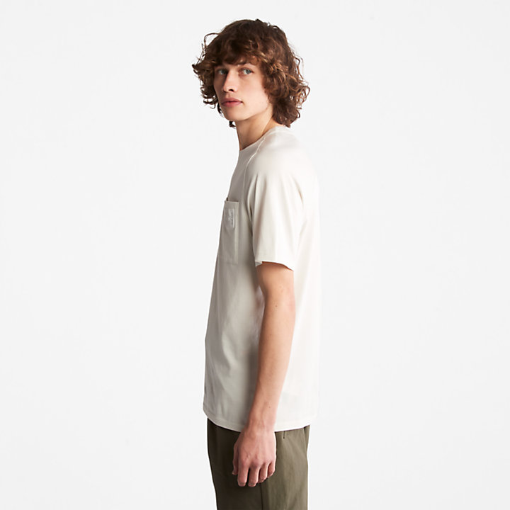Camiseta de Algodón Supima® TimberFresh™ Eco-Ready para Hombre en blanco-