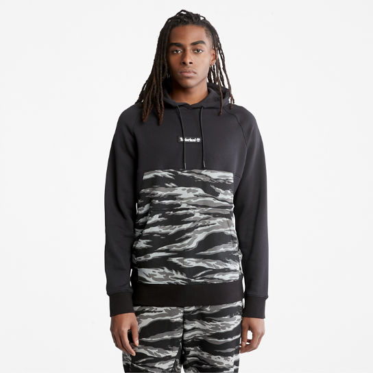 White Tiger Print Hoodie for Men in Camo | Timberland