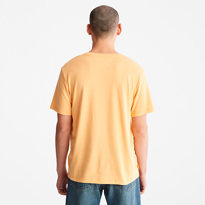 T-shirt da Uomo con Grafica Refibra™ in arancione-