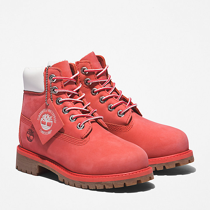 Timberland® Premium 6 Inch Boot for Youth in Pink