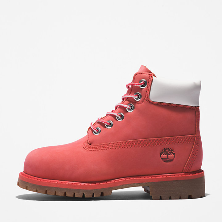 Timberland® Premium 6 Inch Boot for Youth in Pink-