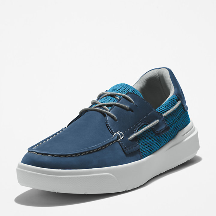 Seneca Bay Boat Shoe for Men in Blue-