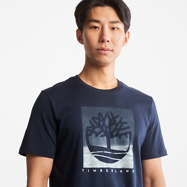 Camiseta estampada Photograph para Hombre en azul marino-