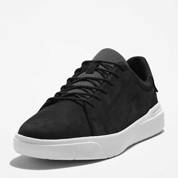 Seneca Bay Leren Sneaker voor heren in zwart-