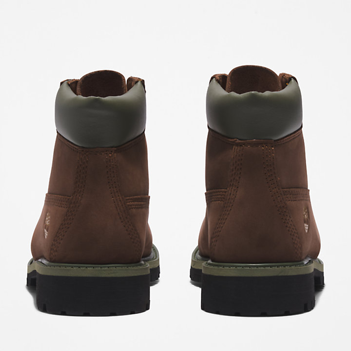 6-inch Boot Timberland® Premium pour enfant en marron/orange-