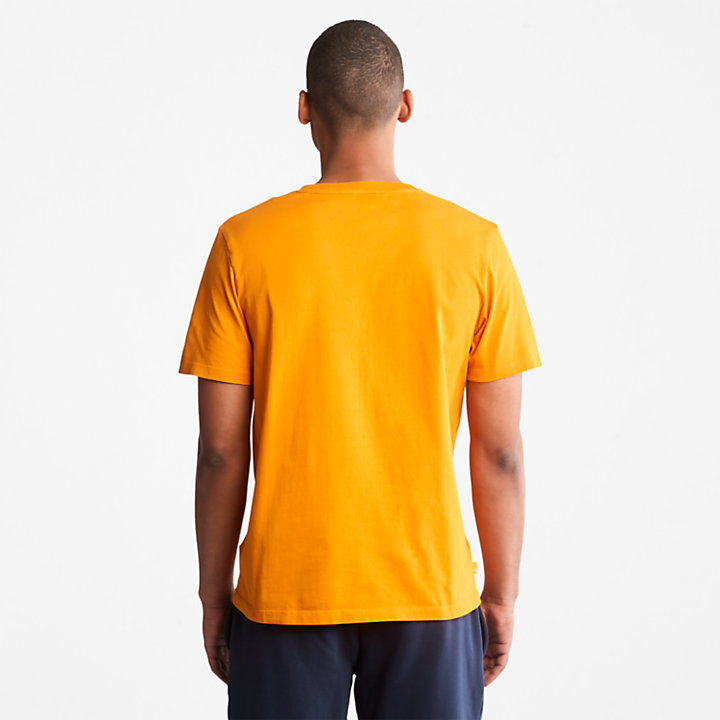 Nature Needs Heroes™ T-Shirt mit Grafik für Herren in Orange-