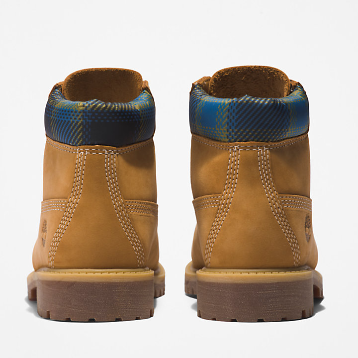 6-inch Boot Timberland® Premium pour enfant en jaune/bleu-