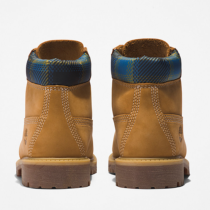 6-inch Boot Timberland® Premium pour enfant en jaune/bleu