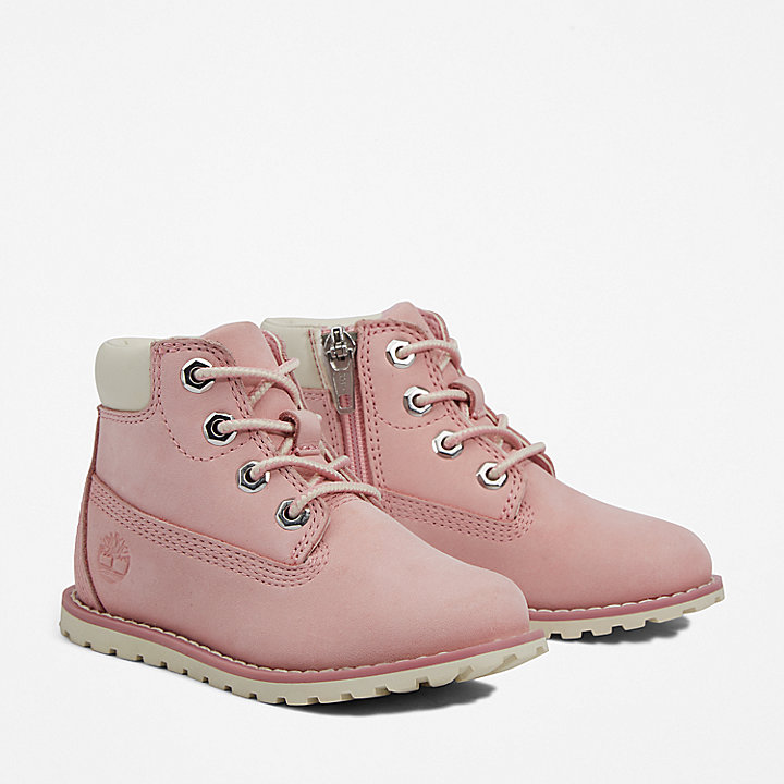 Pokey Pine 6 Inch Boot for Toddler in Light Pink