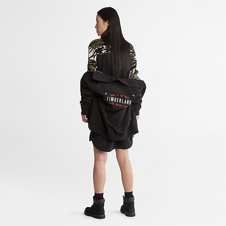 All Gender Year of the Tiger Bomber Jacket in Black