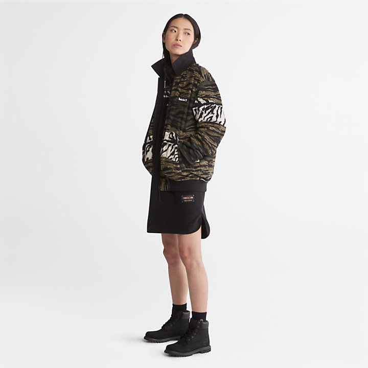 All Gender Year of the Tiger Bomber Jacket in Black-