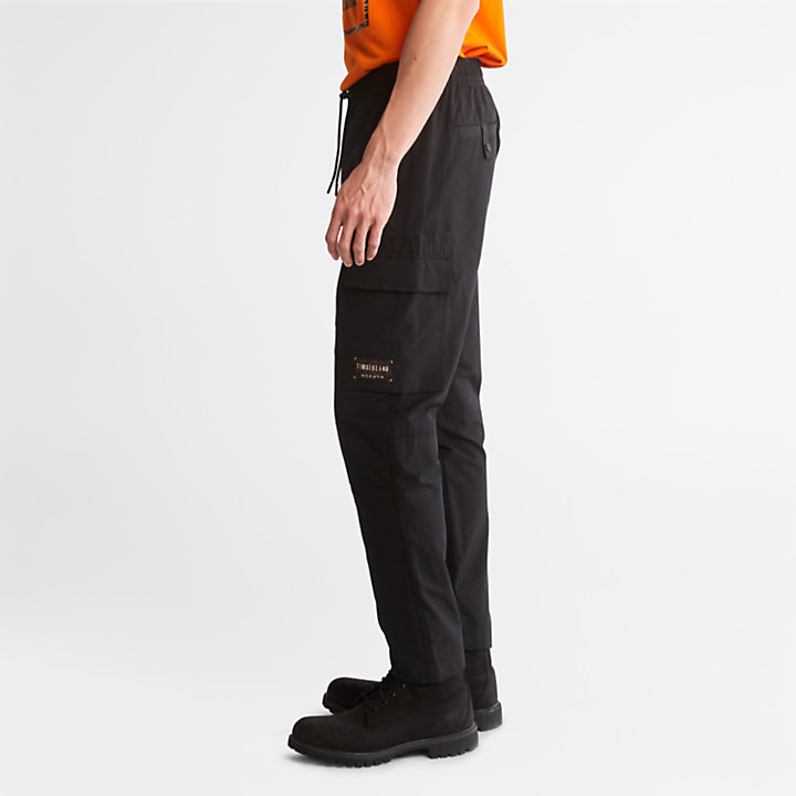 Pantaloni Cargo da Uomo Idrorepellenti in colore nero-