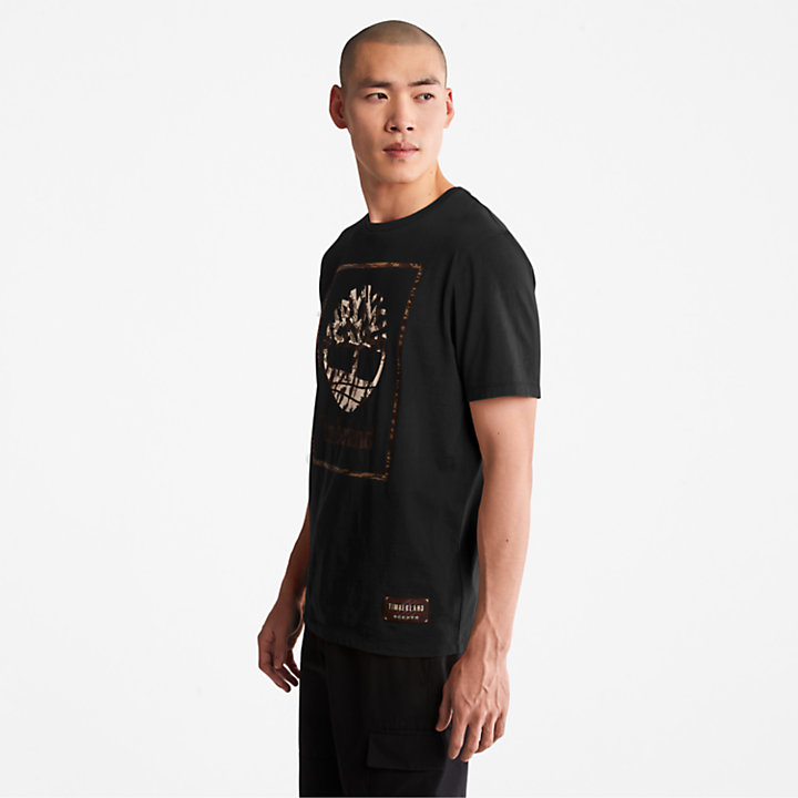 T-shirt da Uomo Year of the Tiger in colore nero-