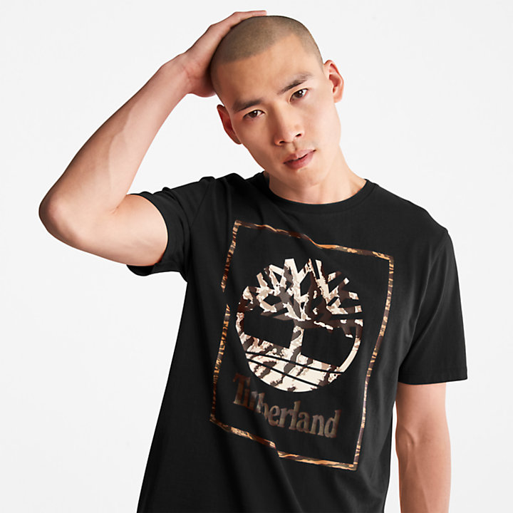 T-shirt da Uomo Year of the Tiger in colore nero-