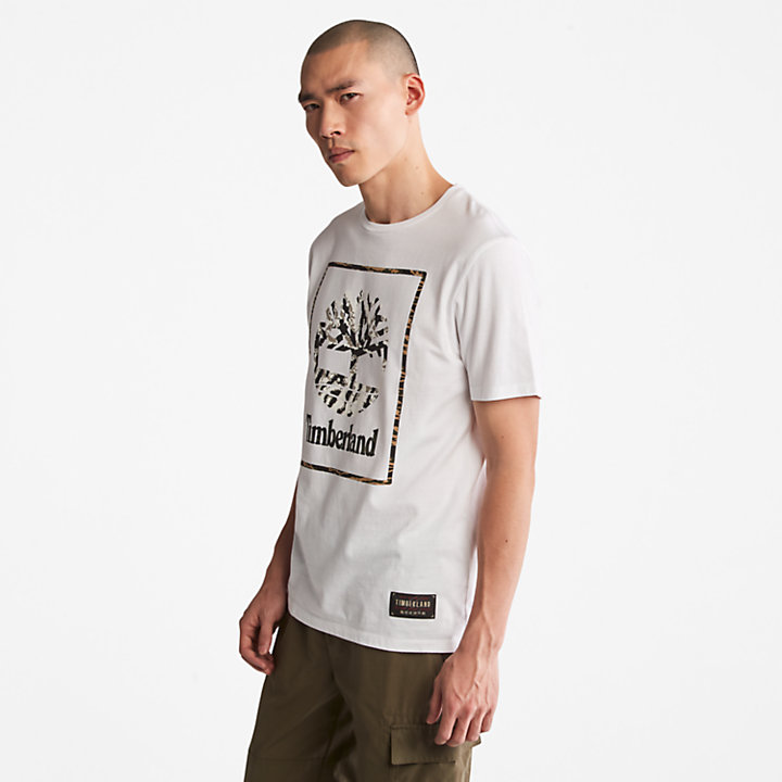 Year of the Tiger T-Shirt for Men in White-