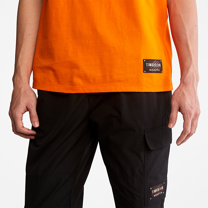 T-shirt Year of the Tiger pour homme en orange-