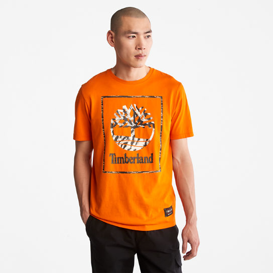 Year of the Tiger T-Shirt for Men in Orange | Timberland