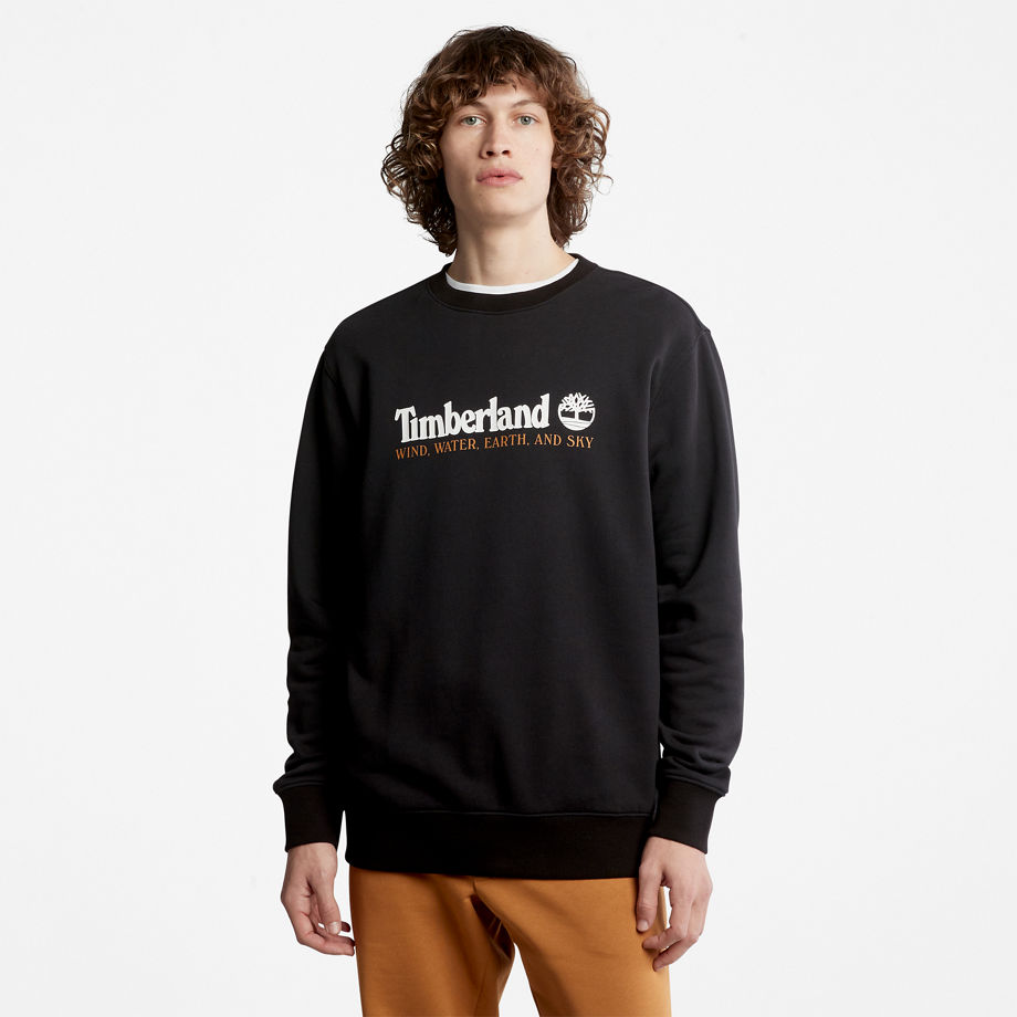 Timberland Wind, Water, Earth And Sky™ Sweatshirt For Men In Black Black, Size M