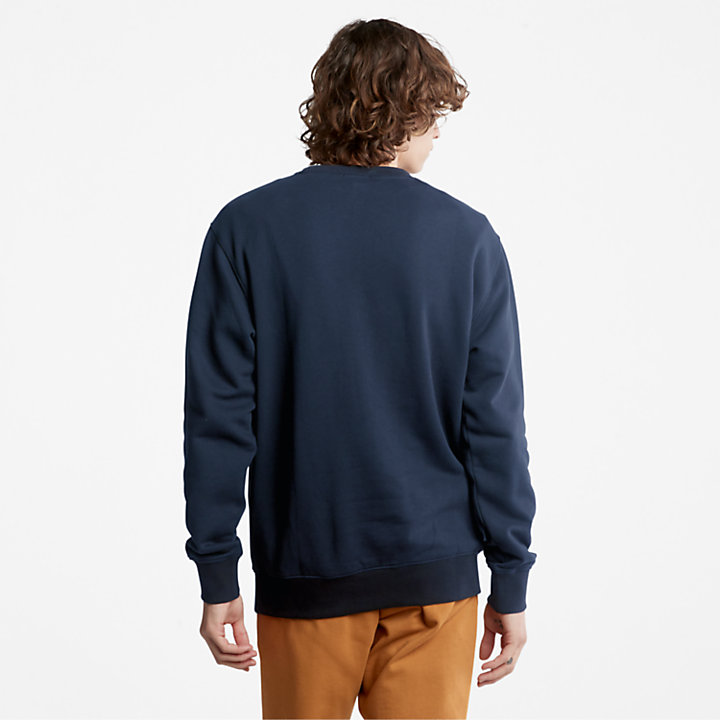 Sweat-shirt Wind, Water, Earth and Sky™ pour homme en bleu marine-