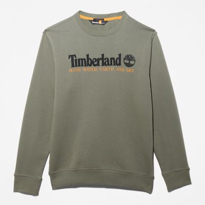Sweat-shirt Wind, Water, Earth and Sky™ pour homme en vert | Timberland