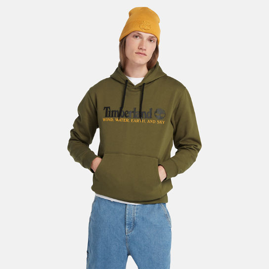 Sweat à capuche Wind, Water, Earth and Sky™ pour homme en vert | Timberland