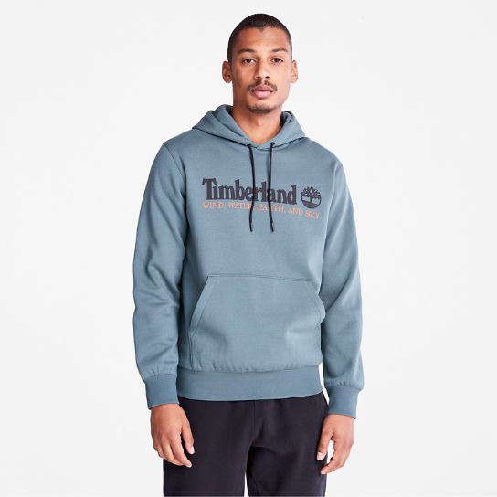 Sweat à capuche Wind, Water, Earth and Sky pour homme en vert | Timberland
