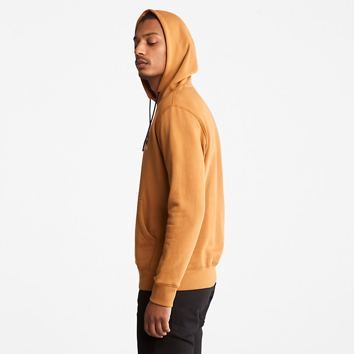 Sweat à capuche Wind, Water, Earth and Sky pour homme en jaune-