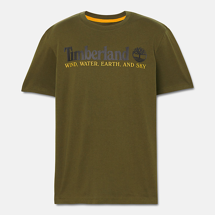 T-Shirt Wind, Water, Earth and Sky™ para Homem em verde