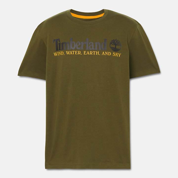 Camiseta Wind, Water, Earth and Sky™ para hombre en verde-