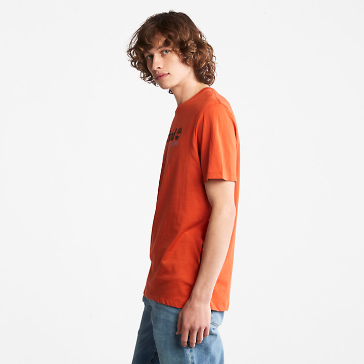 T-shirt Wind, Water, Earth and Sky™ pour homme en orange-