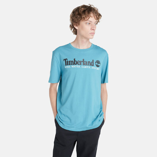 T-shirt Wind, Water, Earth and Sky™ da Uomo in blu | Timberland