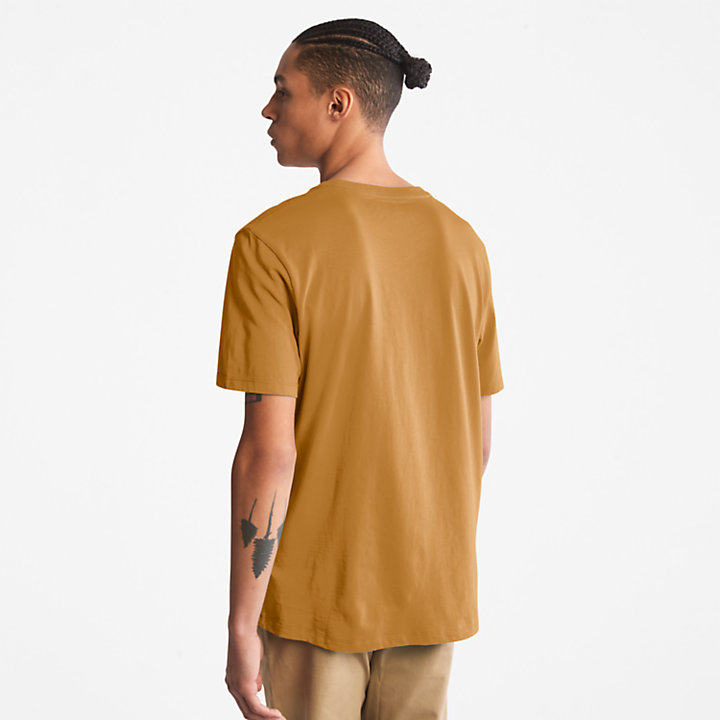 Camiseta Wind, Water, Earth, and Sky para hombre en amarilla-
