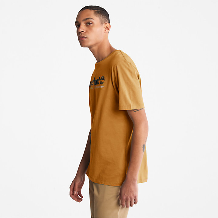 Camiseta Wind, Water, Earth and Sky™ para hombre en amarillo oscuro-