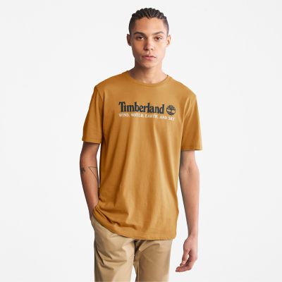 Wind, Water, Earth, and Sky™ T-Shirt for Men in Dark Yellow | Timberland