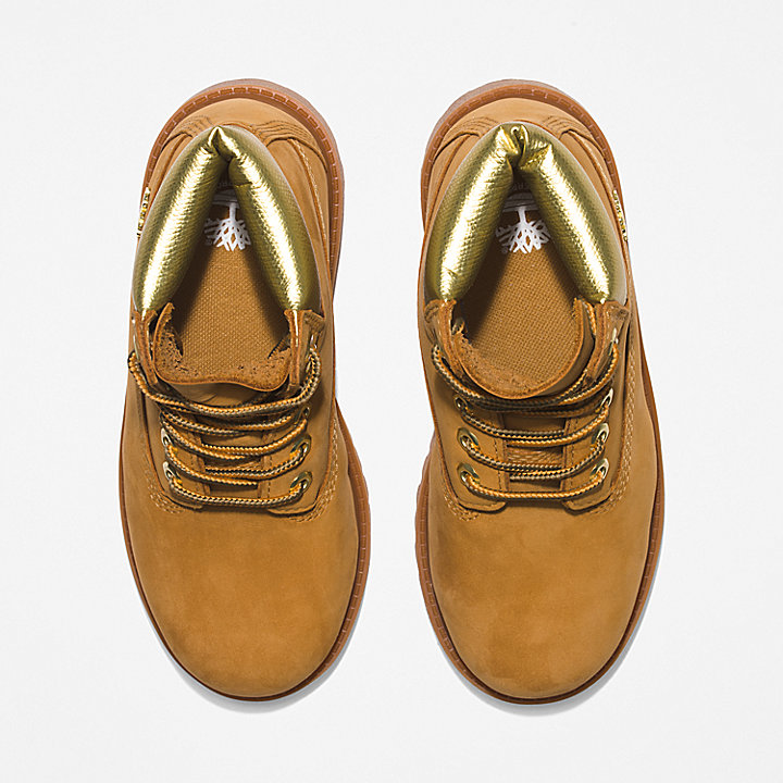 Timberland® Premium 6 Inch Boot voor kids in geel/goud
