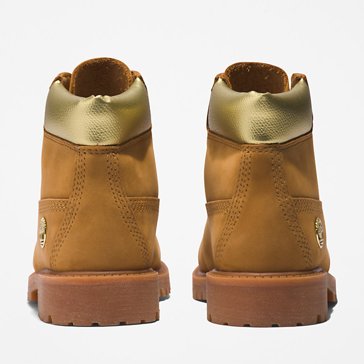 Timberland® Premium 6 Inch Boot voor kids in geel/goud-