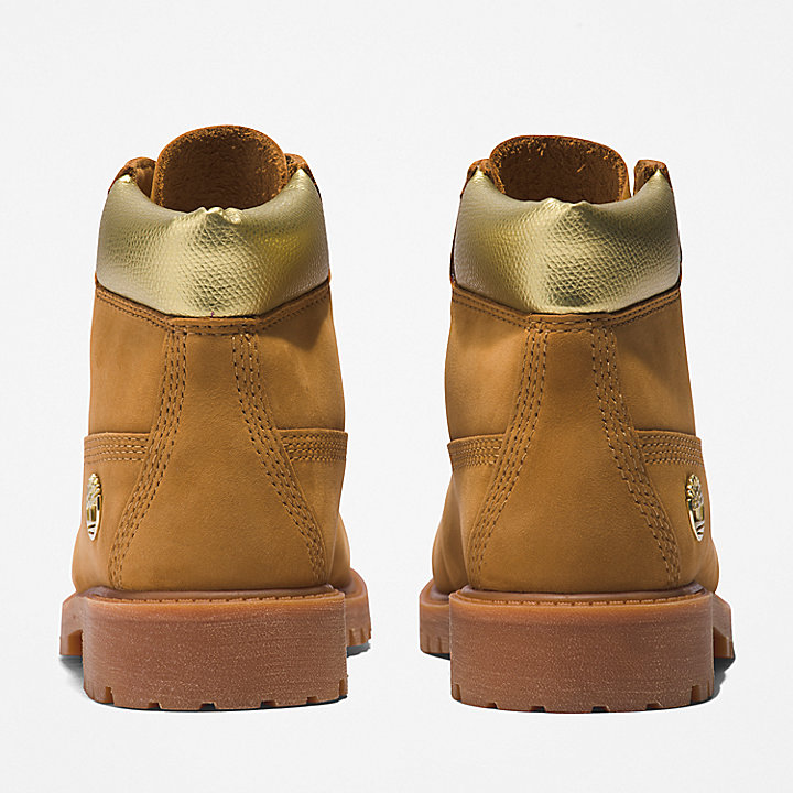 Timberland® Premium 6 Inch Boot voor kids in geel/goud
