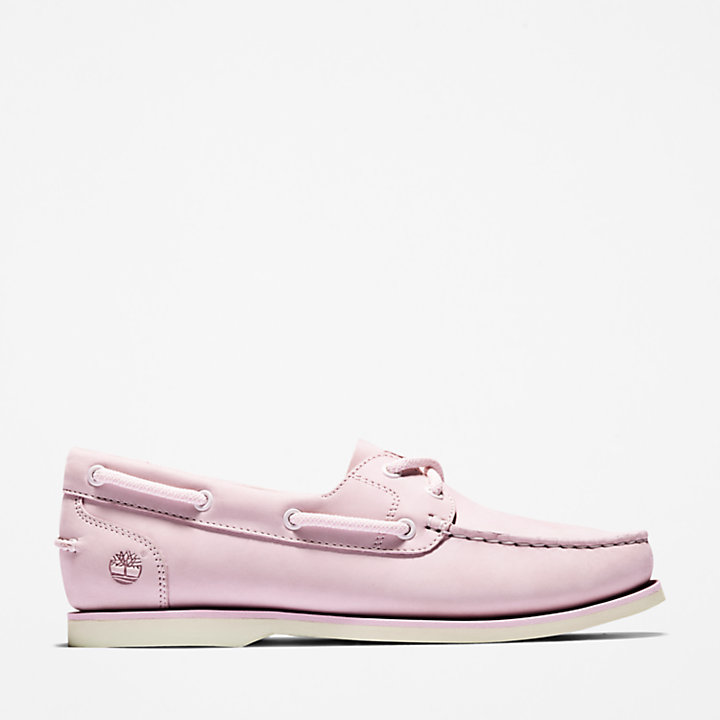 Classic Boat Shoe for Women in Pink-