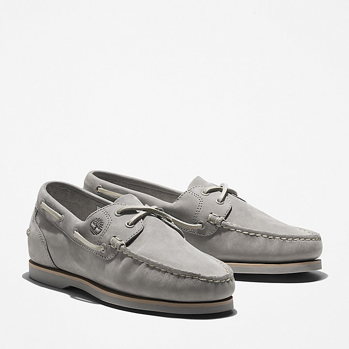 Sapato de Vela Clássico com 2 Ilhós Timberland® para Mulher em cinzento