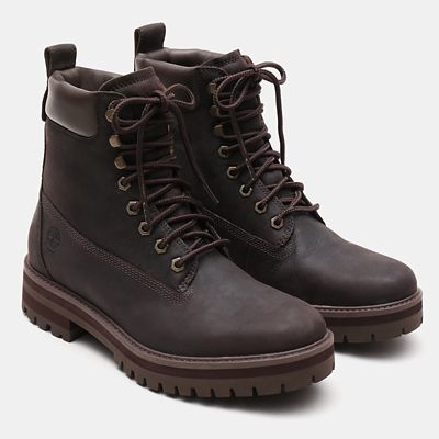 dark brown timberland boots