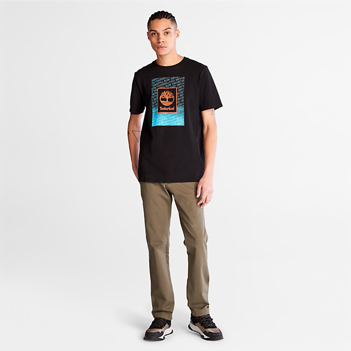 Outdoor Archive T-Shirt for Men in Black-