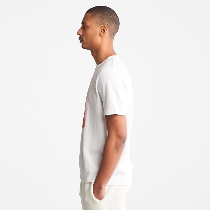 Camiseta Outdoor Archive para Hombre en blanco-