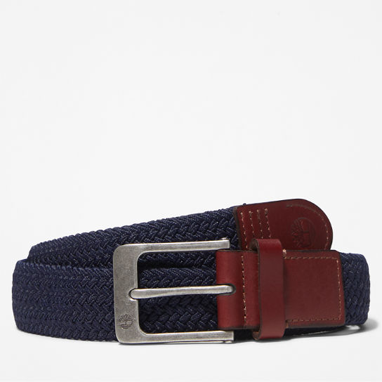 38mm Stretch Belt for Men in Navy | Timberland